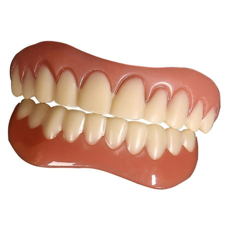 Smile Veneers Snap On False Teeth Upper & Lower Dental Denture Fake ...