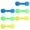 Assorted Color, variant on MRLESS 2 Pairs Kids Plastic Dumbbells for Toddlers Morning Exercise and Fitness Safe and Fun Workout Equipment for Children