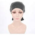 thumbnail image 4 of Set of 4 Women's Pre-Tied Bandanas Covered Head Chemo Bandana Hat Headscarf Hat Cancer Hair Covering, 4 of 9