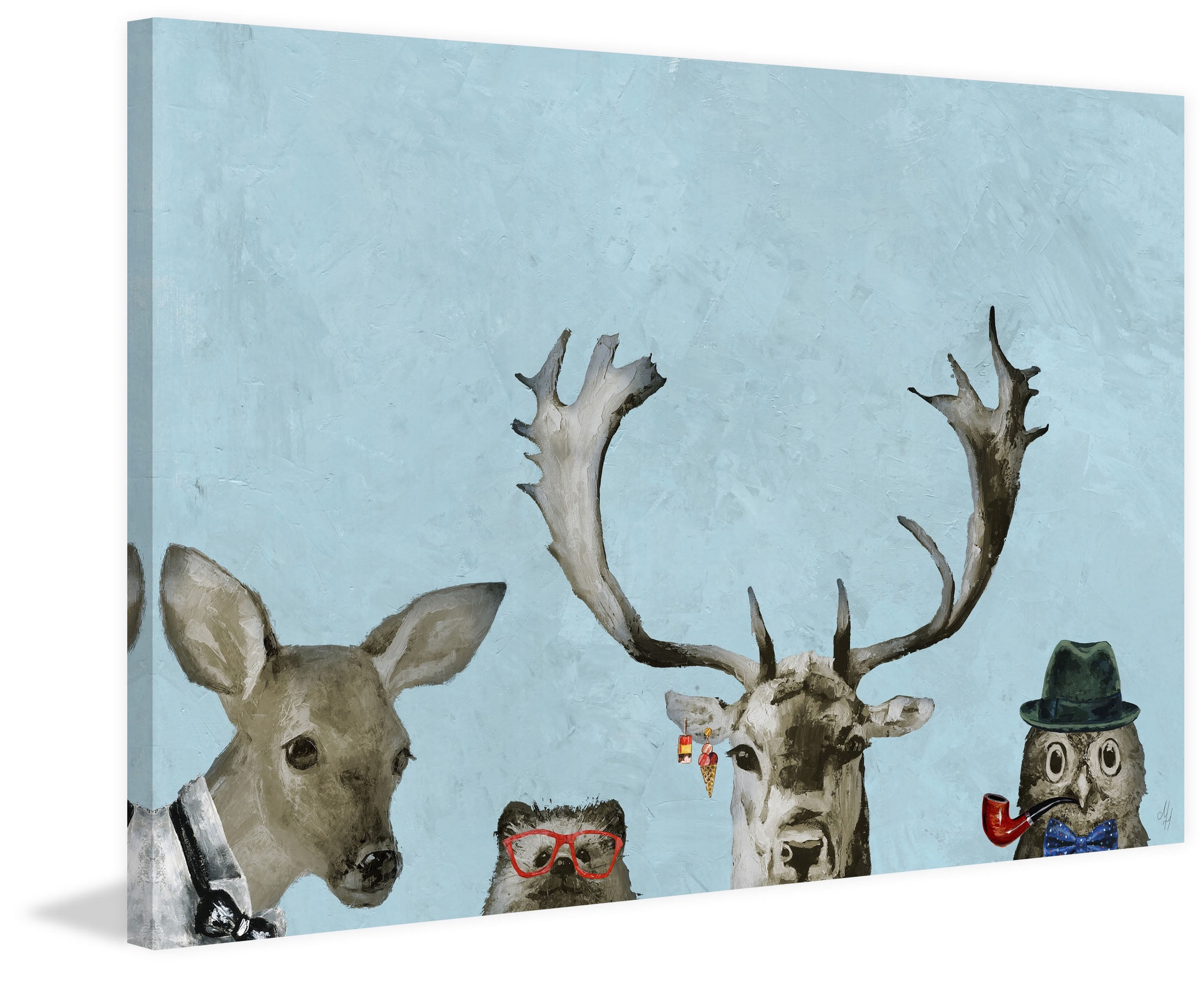 Marmont Hill Barely Seen II Canvas Wall Art