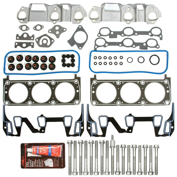 Evergreen HSHB8-10400 Head Gasket Set Head Bolts Fit 93-96 Buick Chevrolet Pontiac Oldsmobile 3.1 OHV VIN M