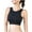 1-Black, variant on Ersazi Bras for Women Color Thin And Steel Hoop Gathered Breathable Underwear for Daily Bras Red 2Xl