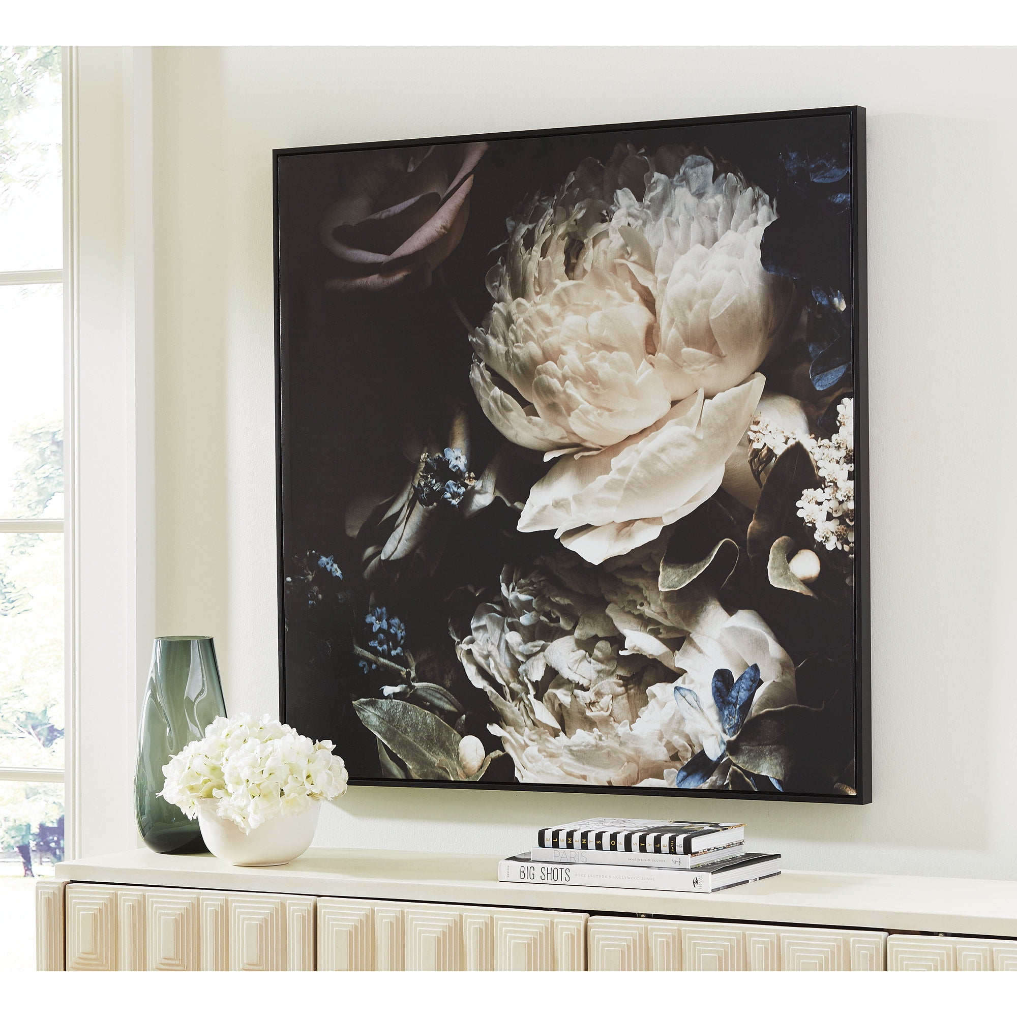 【美品✨】Signature Design by Ashley Pallaton Signature Design by Ashley Hurshaw Floral Wall Art - Walmart.com