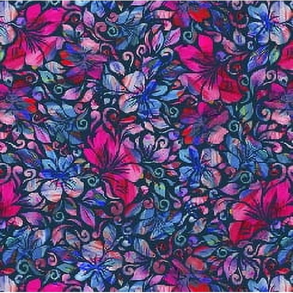 Floral Fascination - Floral - Small - QT Fabrics - 1649 28513 N 15O - 016542271259
