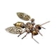 thumbnail image 1 of Colección de modelos de abejas de metal Hobby Manualidades Escultura mecánica Modelo mecánico de bricolaje Estilo F, 1 of 9