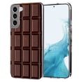 thumbnail image 1 of TalkingCase Slim Case Cover Compatible for Samsung Galaxy S22 Plus+ 5G, Chocolate Print, Lightweight,Flexible,Soft, USA, 1 of 7