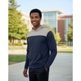 thumbnail image 4 of Real Essentials 3 Pack: Men's Mesh Long Sleeve Athletic Pullover Hoodie Sweatshirt Pockets UPF 50+ (Available In Big & Tall), 4 of 6