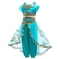 thumbnail image 3 of Vestido de princesa Jasmine de Halloween Vestido infantil Vestido infantil Vestido de niña, 3 of 3