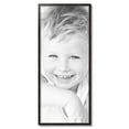 thumbnail image 2 of ArtToFrames 16" x 38" Black Square with Gold Beads Picture Frame, 16x38 inch Black Wood Poster Frame (WOM-5021), 2 of 7