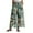 Army Green, variant on Palazzo Pants for Women Petite Plus Size Wide Leg Pants Floral Flowy Casual High Waist Summer Pant with Pockets Light Purple L