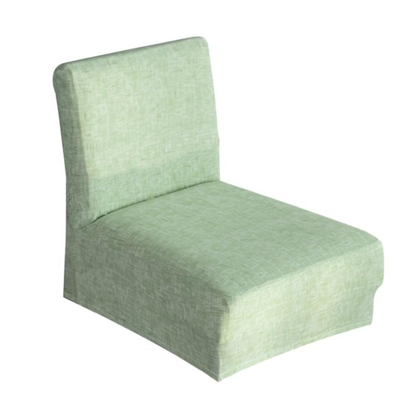 Cubierta De Silla De Comedor De Respaldo Bajo De Una Pieza Tapa De Barra De Bar Taburete Antideslizante Reemplazar Verde Baoblaze Cubierta para silla con respaldo bajo