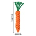 thumbnail image 3 of Holloyiver Puppy Teething Chew Toys,Carrot Dog Rope Toys for Aggressive Chewers,Durable Cotton Chew Toys for Small/Medium/Large Dogs, Puppy Teething Toys for Teeth Cleaning, 3 of 9