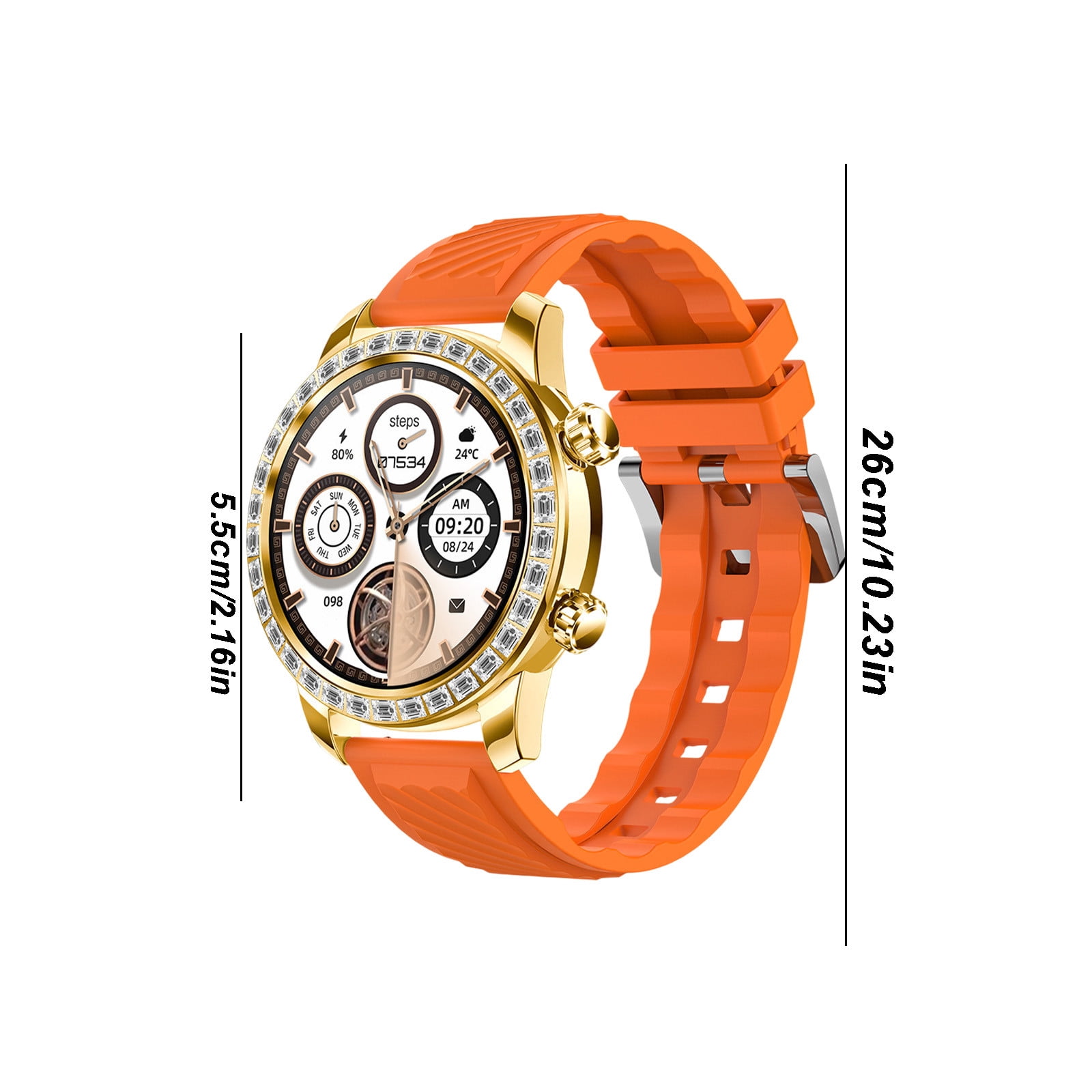 Mrzvby Gifts for Women Clearance!High Precision Smartwatch With Two Watch Bands Bluetooth HD Call Intelligent Voice Control Long Battery Life And IP68 Water Proofing 1.52inch Smart Sports Watch