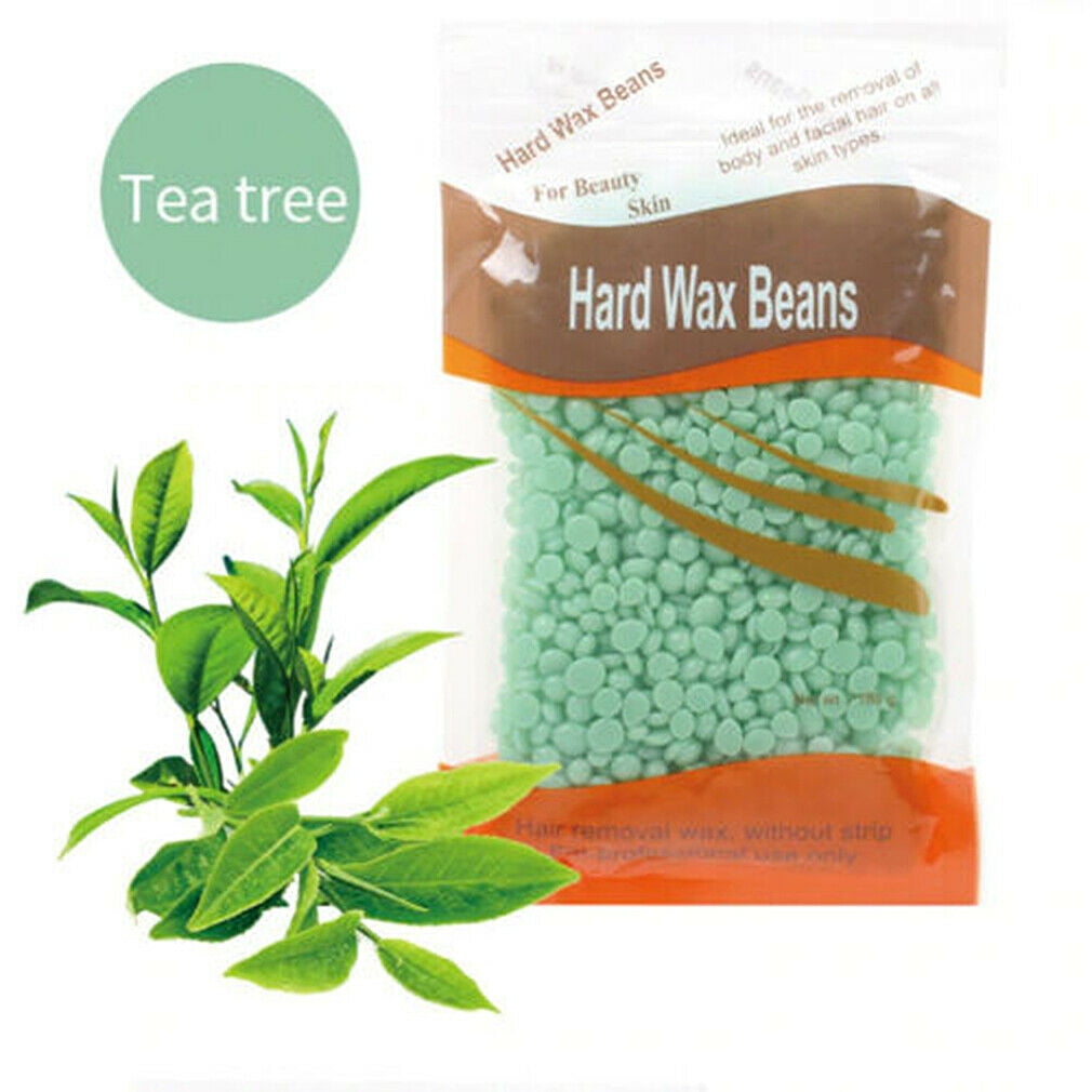 200g Natural Hard Wax Beans Beads for Painless Body Hair Removal Waxing Warmer