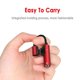 thumbnail image 3 of Adaptador De Conector De Auriculares PD USB-C 5x2 En 1 Para Auriculares Estéreo Auxiliares Rojo 5 piezas, 3 of 8