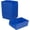 Blue, variant on Akro-Mils - 30150RED 30150 Plastic Nesting Shelf Bin Box, (12-Inch x 8-Inch x 4-Inch), Red, (12-Pack)