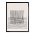 thumbnail image 2 of Designart - Lignes Géométriques Minimales et Carrés V - Moderne Encadrée Toile Impression d'Art Mural, 2 of 4