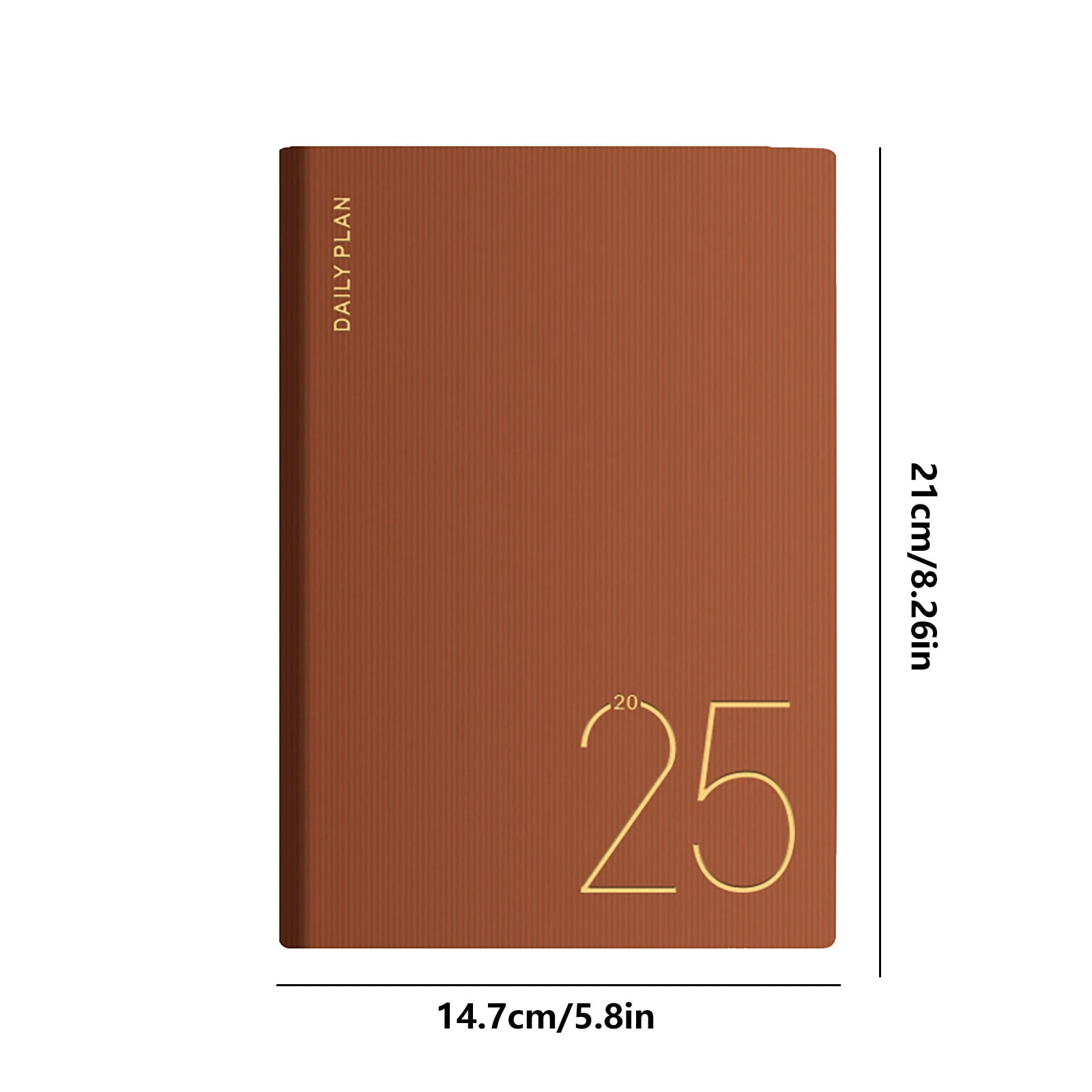 Weekly Planner Notebook Hardcover Calendar Planner With Monthly Tab 80Gsm Thick Paper Daily Planner 365-Day Office Plan