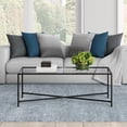 thumbnail image 4 of Evelyn&Zoe Industrial 48" Wide Blackened Bronze Coffee Table, 4 of 7