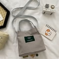 thumbnail image 2 of Stylago Womens Canvas Tote Bag Small Casual Shoulder Purse Crossbody Bags for Colleges Ladies Travel Phone Handbags Grey, 2 of 4