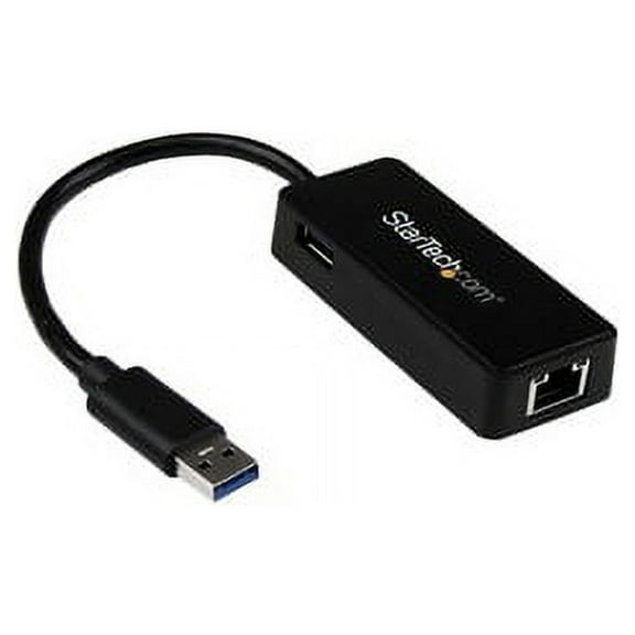 Startech.Com Gigabit Usb 3.0 Nic W/ Usb Port (USB31000SPTB)