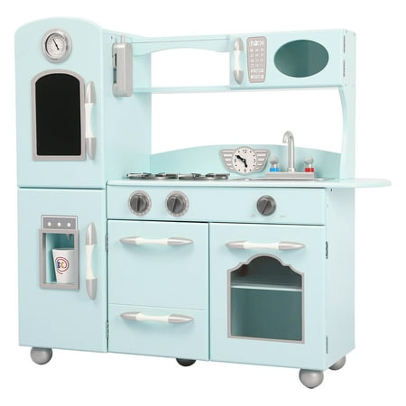 Teamson Kids - Little Chef Westchester Retro Play Kitchen, Mint