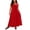 A Red, variant on Sleeveless Sundresses Women's Dresses Plus Size Women Round Neck Buttocks Sleeveless Solid Dresses Black Xxxl