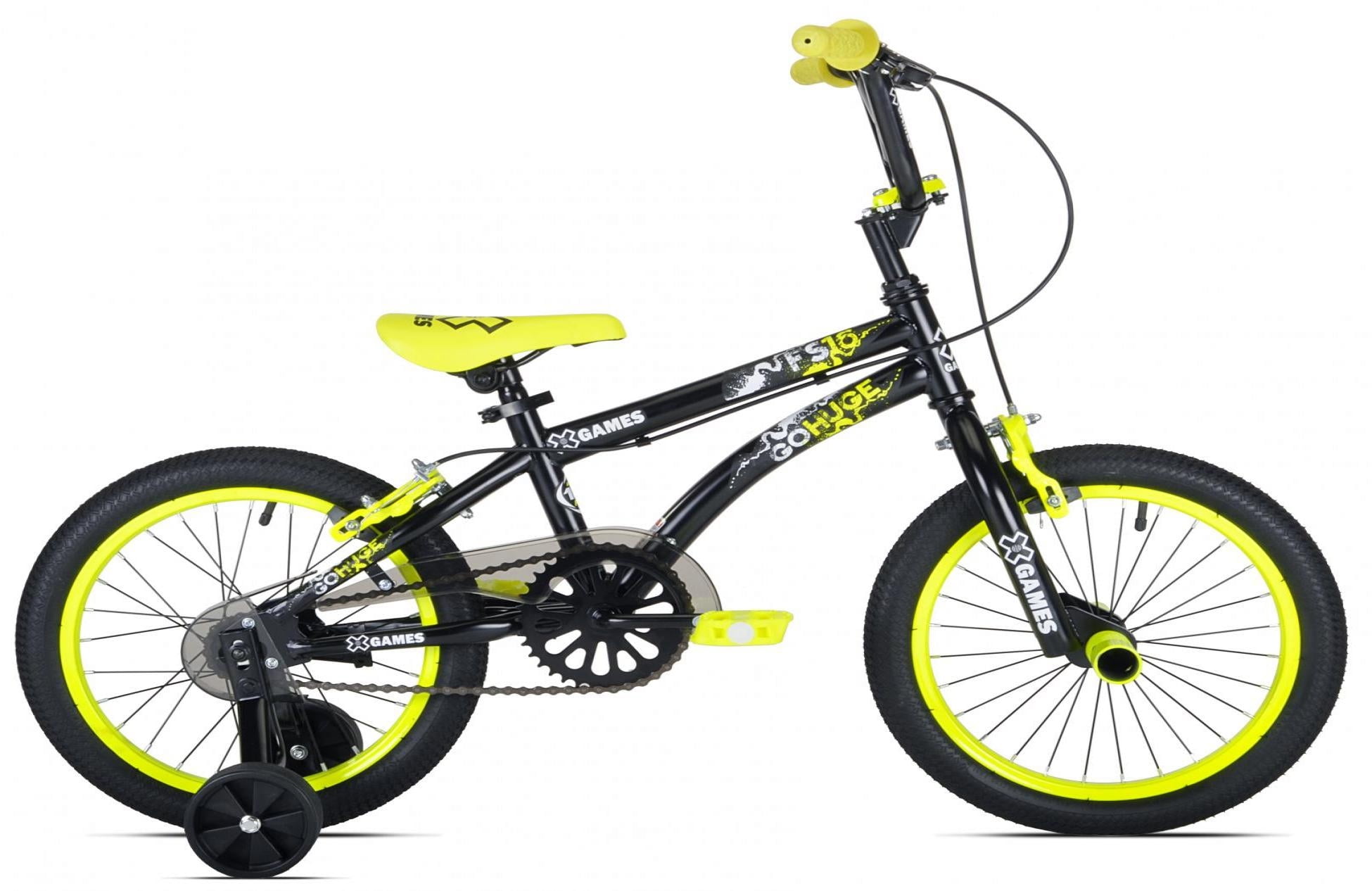 black and yellow bmx