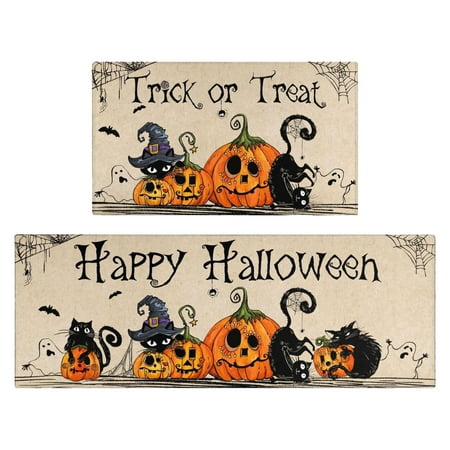 

Classroom Rug Small Heavy Throw Blankets Footed Throw Blanket Fuzzy Fall Blanket Thick Carpet Kitchen Mat Set Of 2 Pumpkin Trick Or Happy Mats And Rugs Non Washable For Kitchen