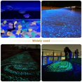 thumbnail image 4 of TRKIYQC 80 piezas de guijarros de jardín, piedras que brillan en la oscuridad, piedras luminosas para decoración de pasarelas y patios TRKIYQC casual, 4 of 7