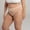Beige, variant on Women‘s Plus Size High Waist Cotton Briefs - Seamless Full Coverage Postpartum Underwear with No Ride-Up Design and Double-Layer Waistband