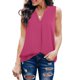 thumbnail image 4 of Karight Tank Top for Women Trendy V Neck Sleeveless Summer Tops Dressy Casual Business Blouses Loose Classy Ladies Work Shirt, 4 of 6