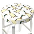 thumbnail image 3 of Easygdp Mallard Ducks Print Easy To Install Bar Stool Covers&Stool Covers Round&Elastic Stool Cover, Barstool Covers,Washable&Bottom With Elastic Edge-12 inch, 3 of 7
