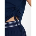 thumbnail image 5 of Avia Women's Cinched Side Pique Polo Shirt, Sizes XS-XXXL, 5 of 6