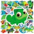 thumbnail image 5 of BEMS-Pegatinas de camaleón para niños, 50 lindas pegatinas de animales para agua, 5 of 5