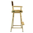 thumbnail image 5 of "30" Director's Chair Natural Frame-Brown Canvas", 5 of 11