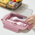 thumbnail image 3 of EGNMCR Contenants de Rangement, Rangement et Organisation de Cuisine Boîte à Lunch Compartimentée Isolée et Étanche Portable pour Étudiants et Travailleurs de Bureau Pouvant Aller au Micro-Ondes Boîtes à Lunch, 3 of 5