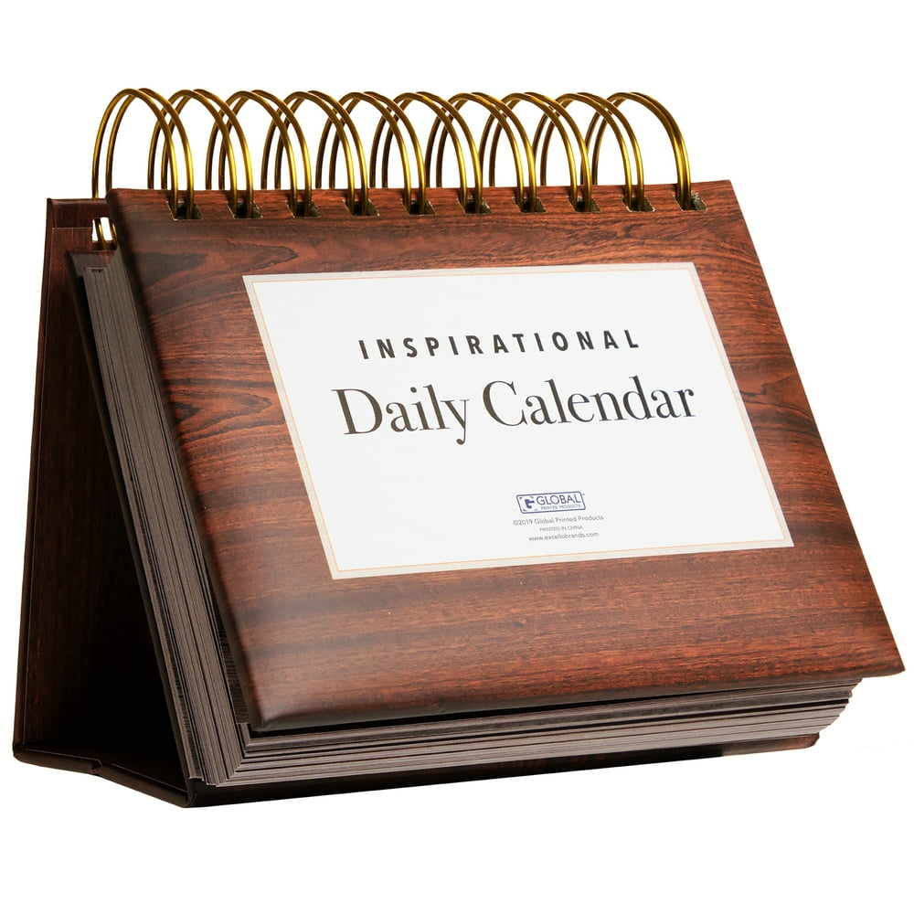 Motivational Inspirational Perpetual Daily Flip Calendar Self