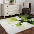 thumbnail image 4 of Abstract Watercolor Area&nbsp;Rug 3x5ft Green Black Fluid Blending Non-Slip&nbsp;Washable Square&nbsp;Rugs Soft Felt Indoor Floor Mat for Bedroom Kitchen Living Room Bathroom, 4 of 9