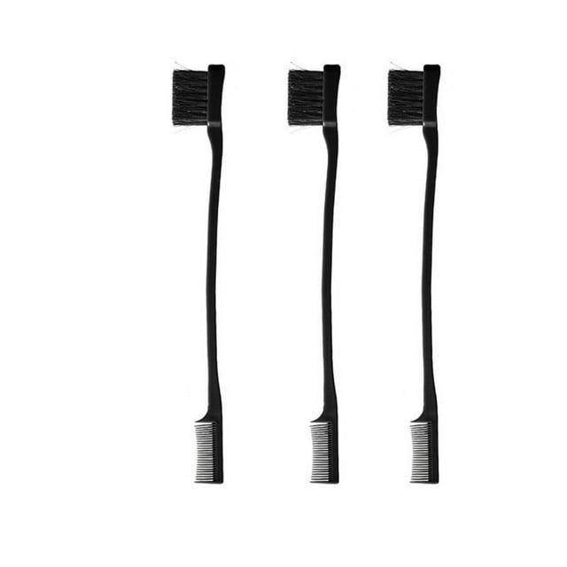 Iumwxz Peigne de Modification des Poils des Sourcils Cassés Outil de Coupe des Sourcils Double Tête 3 Pcs