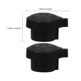 thumbnail image 2 of OFFIGAM 2Pcs Pressure Cooker Steam Release Valve Black Plastic for Home Cooker Safety and Easy Installation, 2 of 8