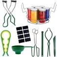 thumbnail image 1 of 8 Pieces Canning Kits,Stainless Steel Canning Supplies Starter Kit for Beginners,Multifunctional Canning Rack Canning Essentials Tools Set for Wide and Regular Mason Jars Home Canning Jars, 1 of 8