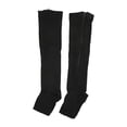 thumbnail image 1 of HUGFEGWE Compression Stockings Leg Support Hosiery Knee High Socks with Zipper for Blood Circulation, Open Toe Compression Stockings for Shape Beautiful Legs(S/M-Black) CJB91-44002, 1 of 8