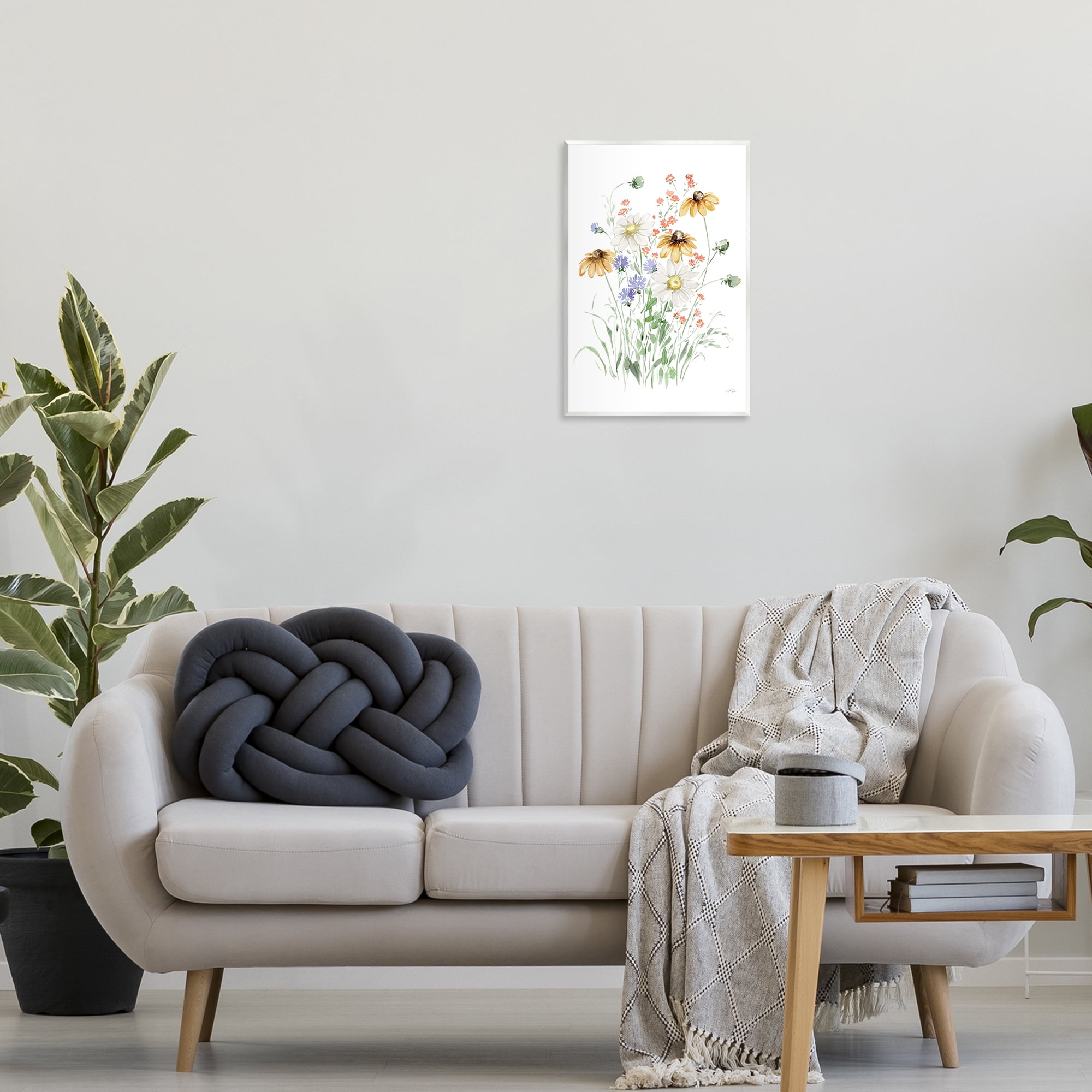 Stupell Industries Summer Garden Blooms Botanical & Floral Painting Unframed Art Print Wall Art, 13 x 19