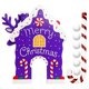 thumbnail image 5 of Minigolf De Pap Noel Para Fiesta Navidea, Juego De Golf De Jengibre Con Bastones De Caramelo Y 6 Pelotas, Regalo Porttil Para Puerta Principal, Plstico, 61 X 40 X 15 Cm, Decoracin De, UKHBMC, 5 of 9