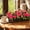 Red#967, variant on Artificial Rose Flower Arrangement in Rustic Wooden Box, Faux Floral Table Centerpiece, Pre-Assembled, No Maintenance Home Decor