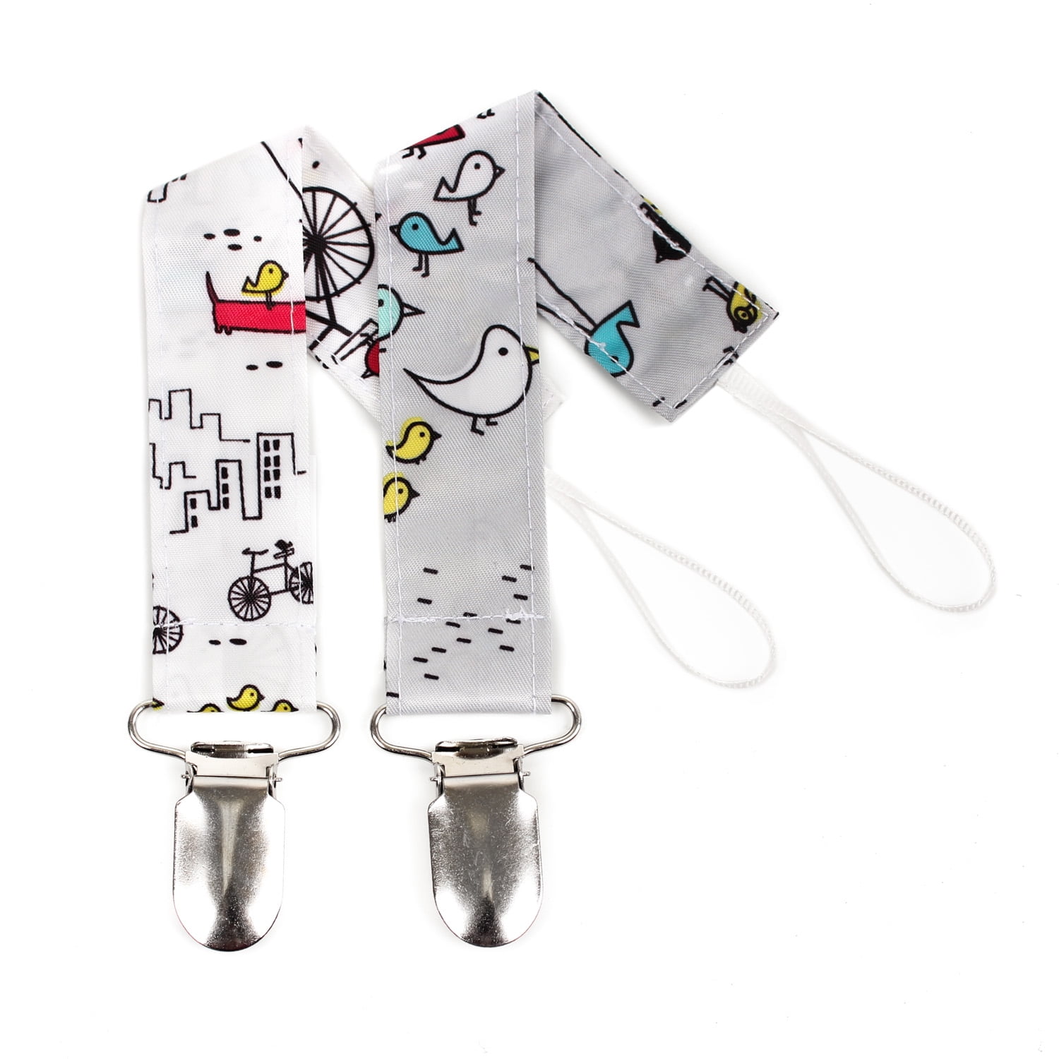 Bumkins Pacifier Clips 2pack