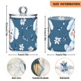 thumbnail image 4 of Ckdifva White Puppy Flowers Storage Jar with Lid Acrylic Organization Storage Containers Set of 4, 4 of 7