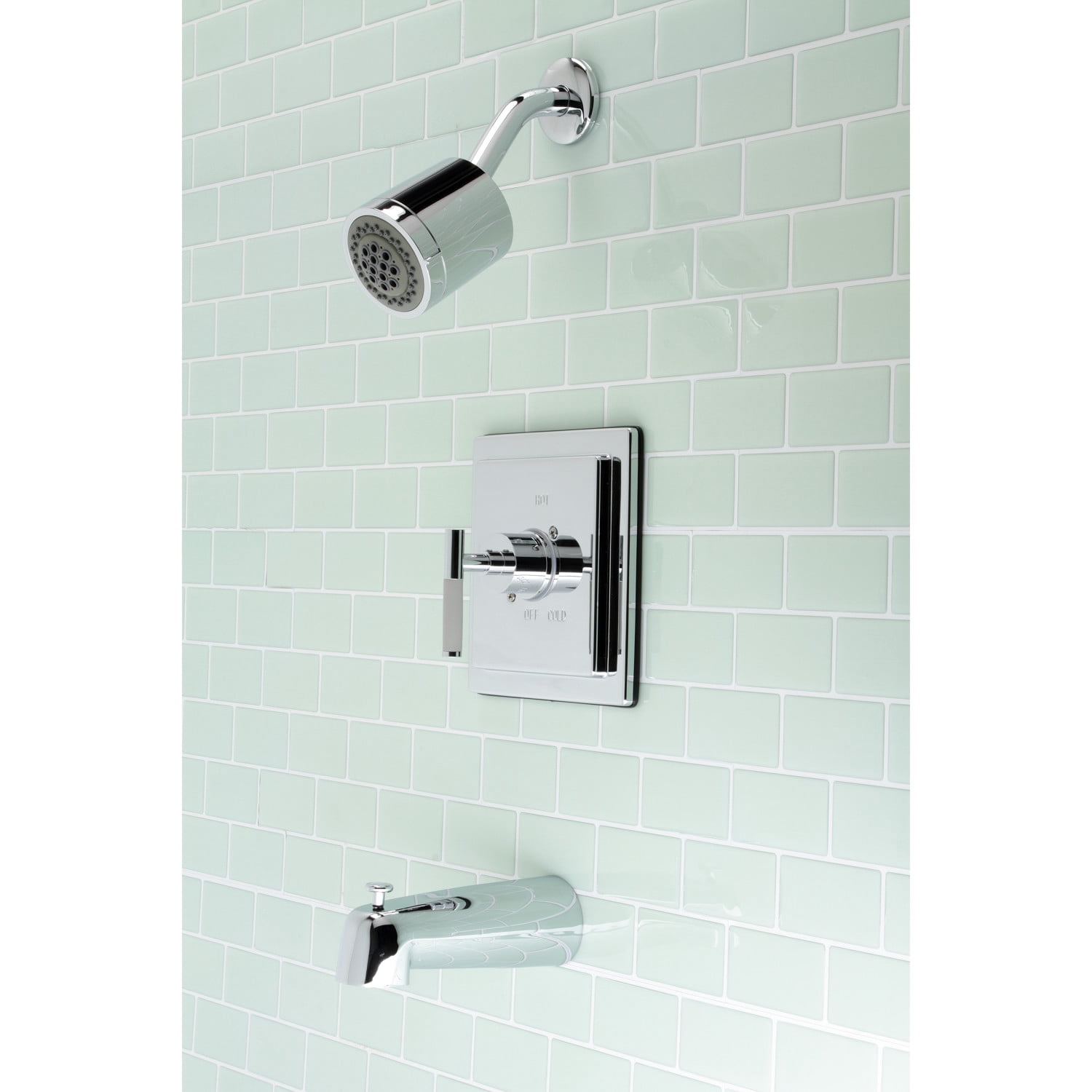 Kingston Brass KB4651CKL Kaiser Single-Handle Tub and Shower Faucet, Polished Chrome
