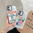 thumbnail image 2 of Popular funda de frase de texto de color para iPhone 13 12 11 Pro X XS XR Max 7 8 6 6S Plus 2 transparente suave TPU a prueba de golpes contraportada Capa Tan Jianjun unisex, 2 of 2